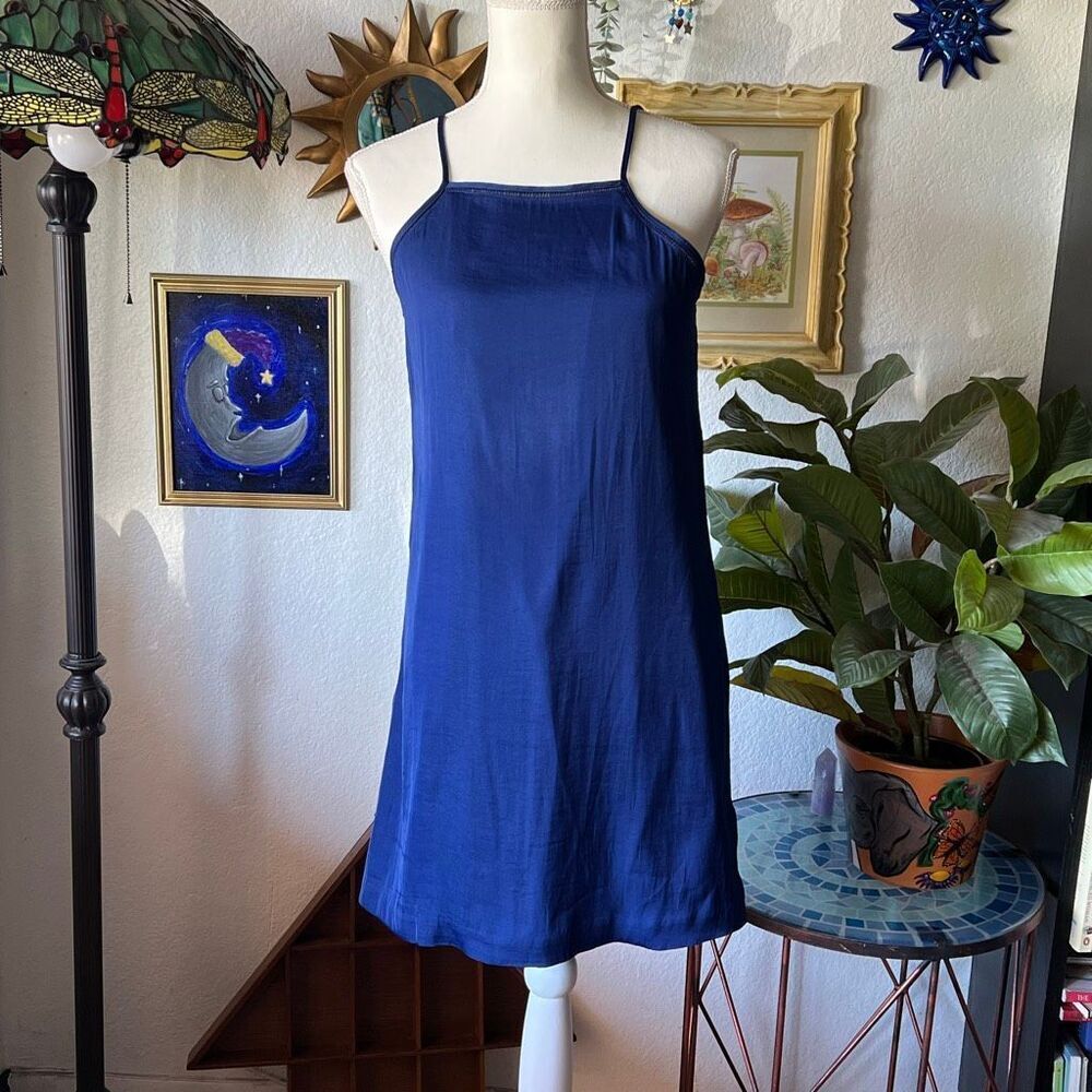 Tart Size XS navy blue shift dress